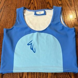 Stitch inspired athletic crop top size medium